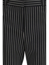 TOM FORD 40 striped wool cotton barathea chino pants