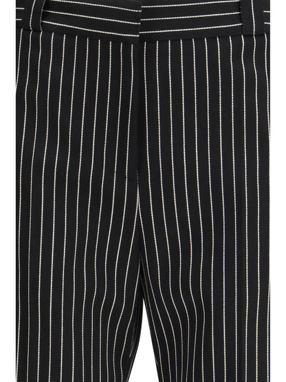 TOM FORD 40 striped wool cotton barathea chino pants