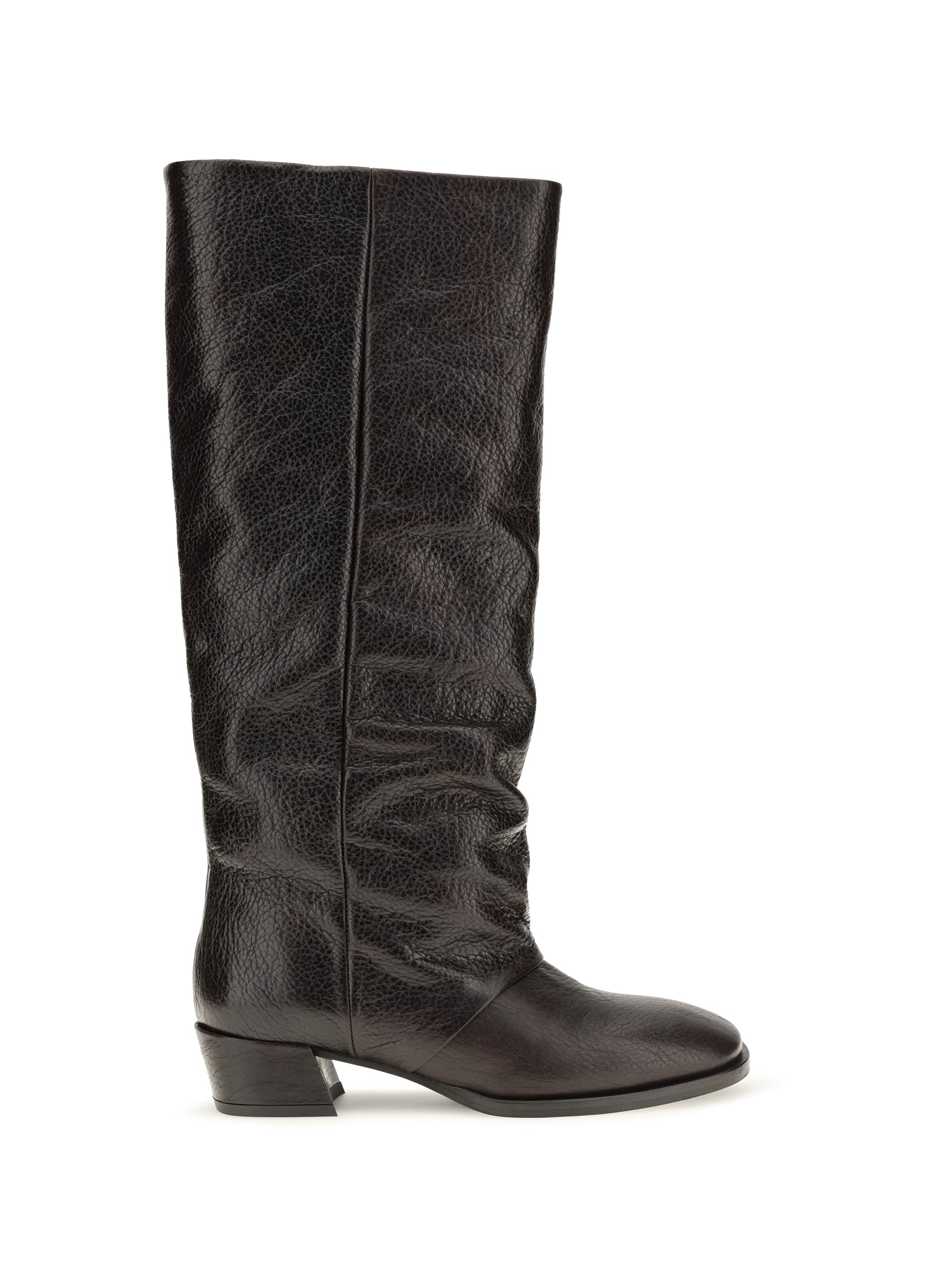 high leather boots
