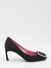 ROGER VIVIER 36 trompette satin pumps 