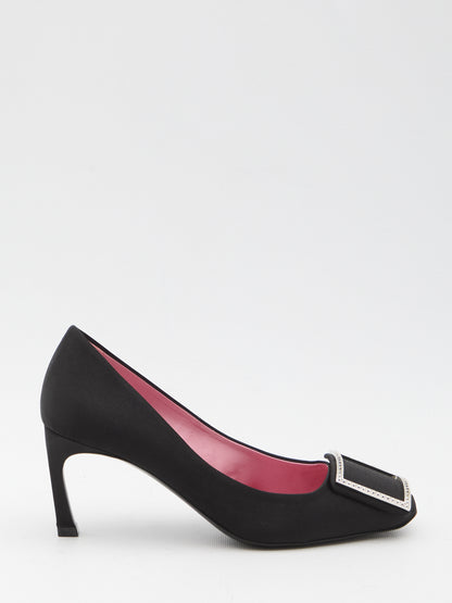 ROGER VIVIER 36 trompette satin pumps 