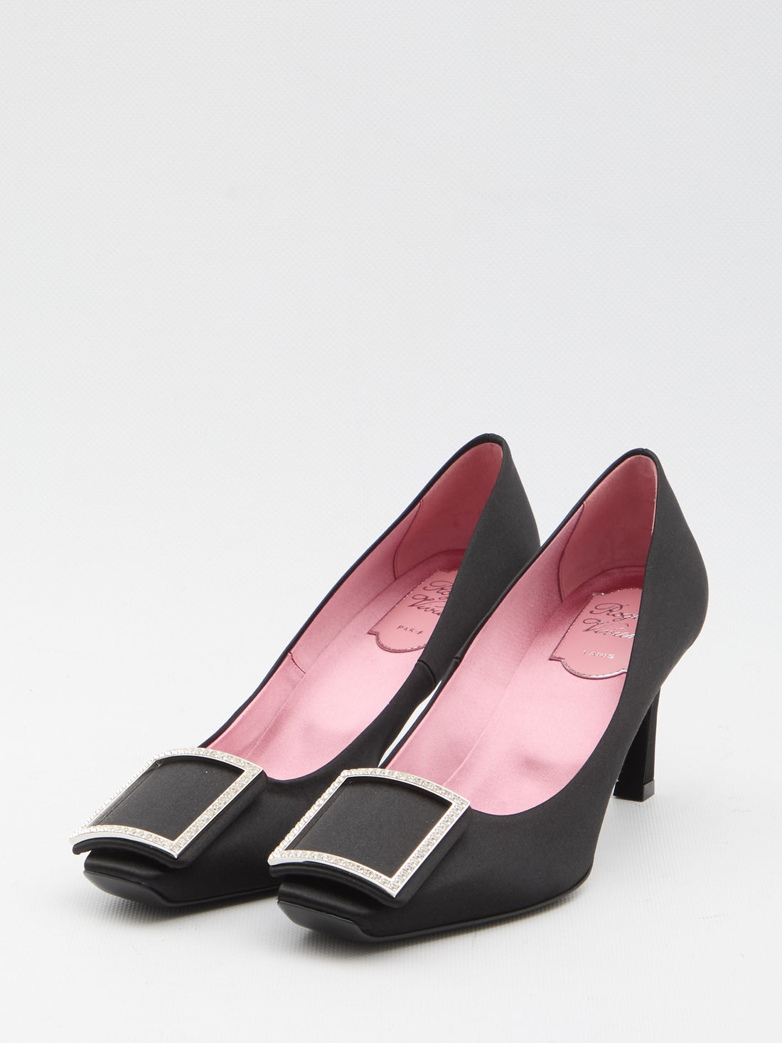 ROGER VIVIER 36 trompette satin pumps 