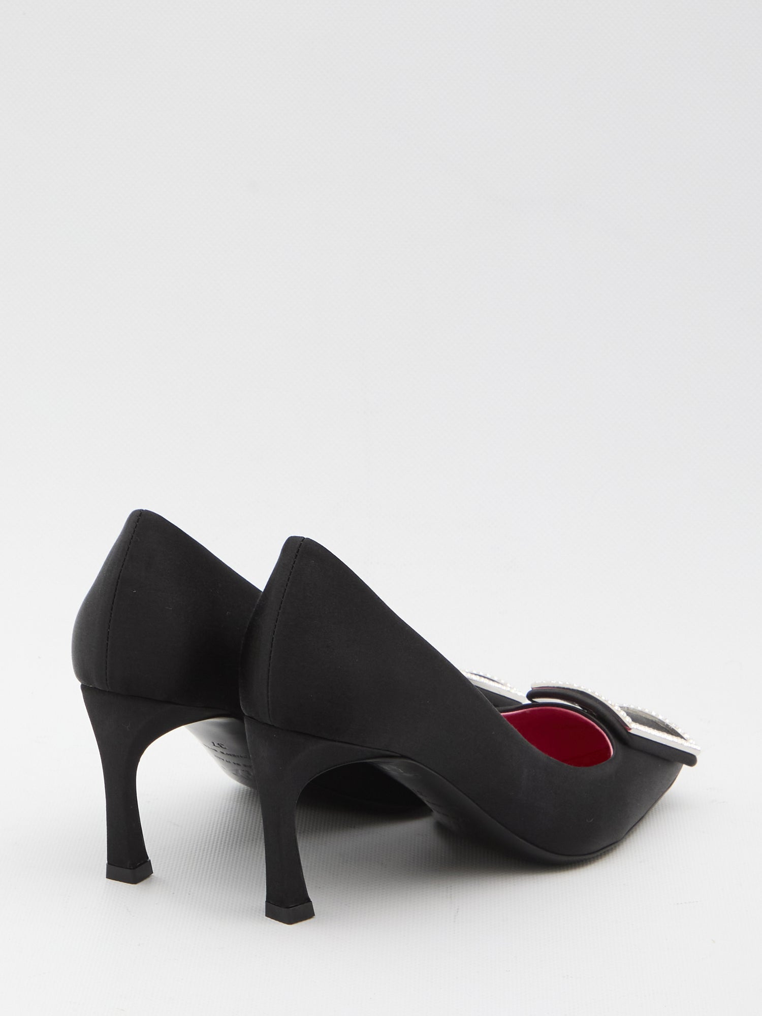 ROGER VIVIER 36 trompette satin pumps 
