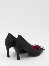 ROGER VIVIER 36 trompette satin pumps 