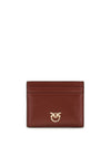 shiny leather card holder