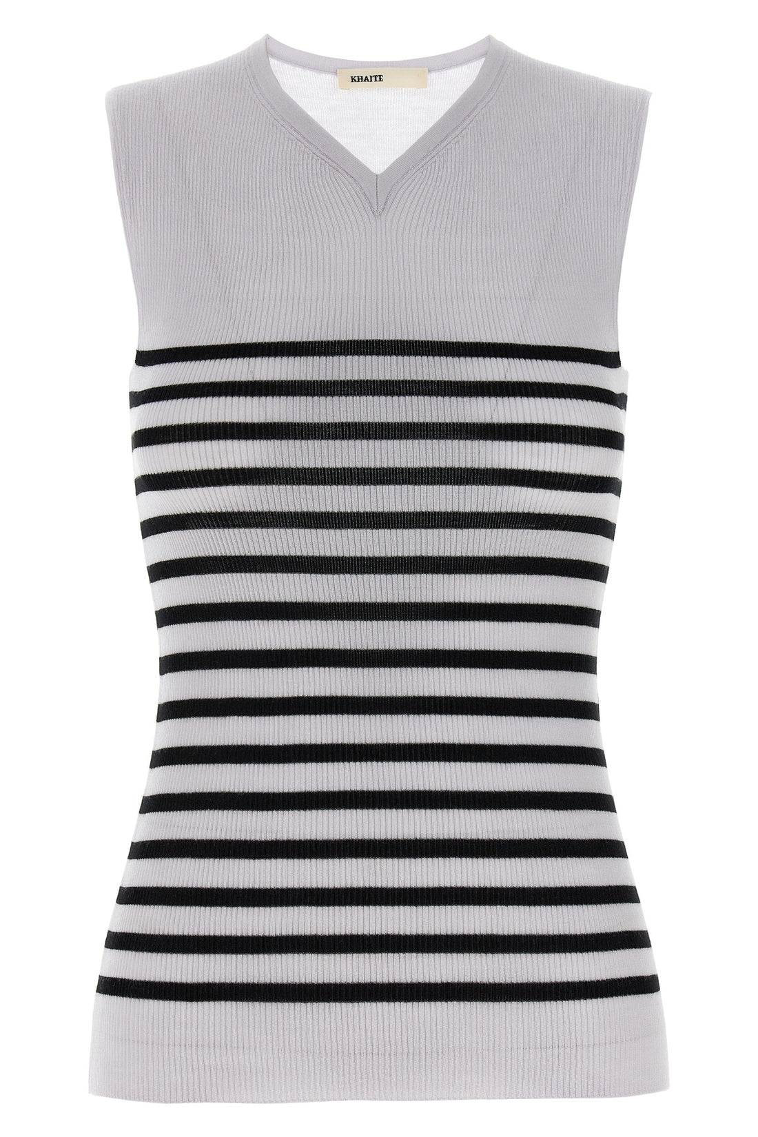KHAITE M renato ribbed stretch merino wool top