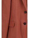 single-breasted linen blazer