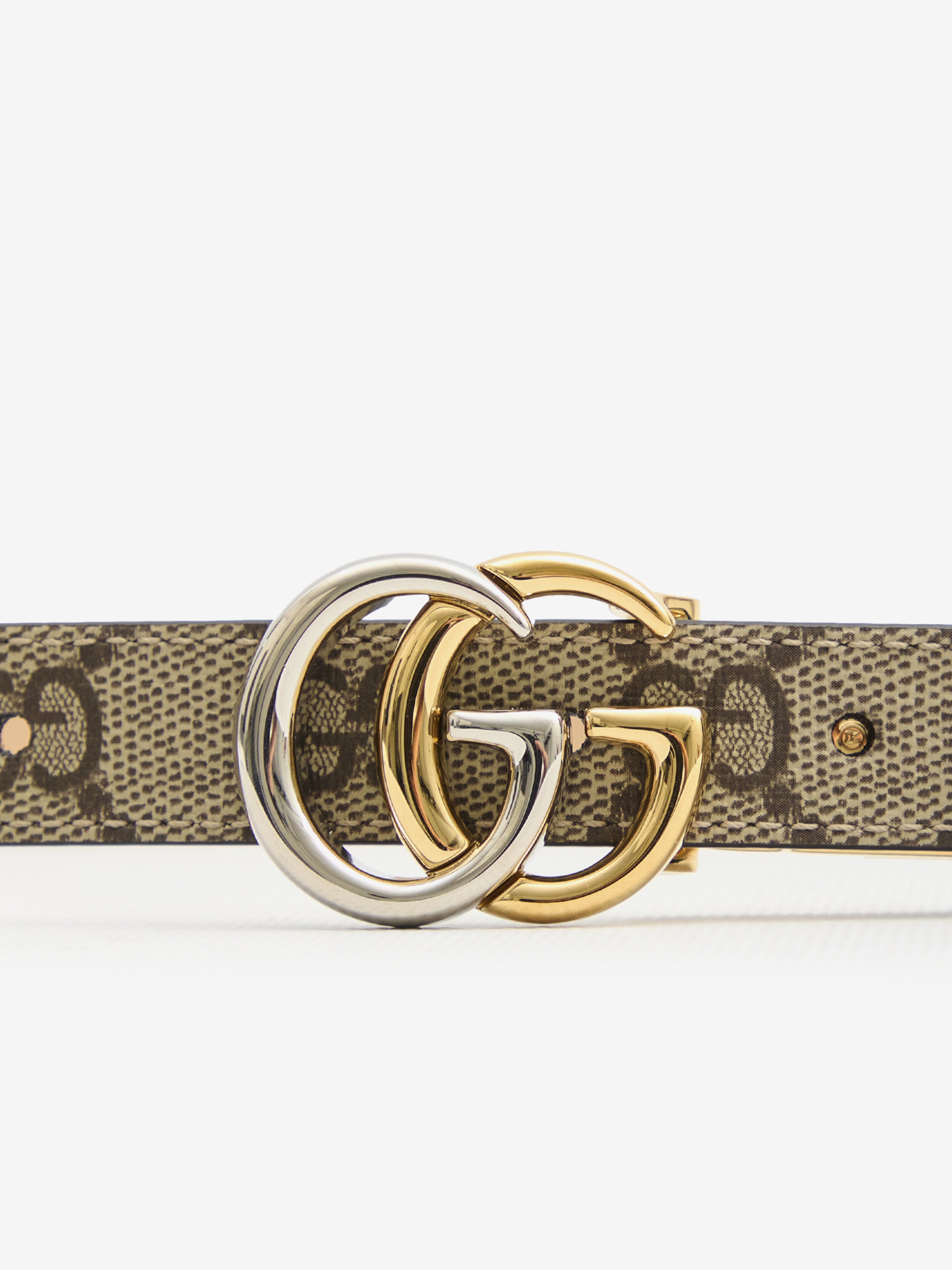 GUCCI 70 gg marmont reversible thin belt