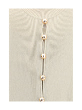 SELF-PORTRAIT S lurex knit long dress