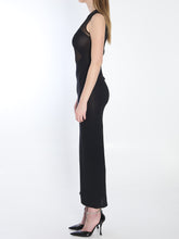 ALAIA 38 knit molded midi dress