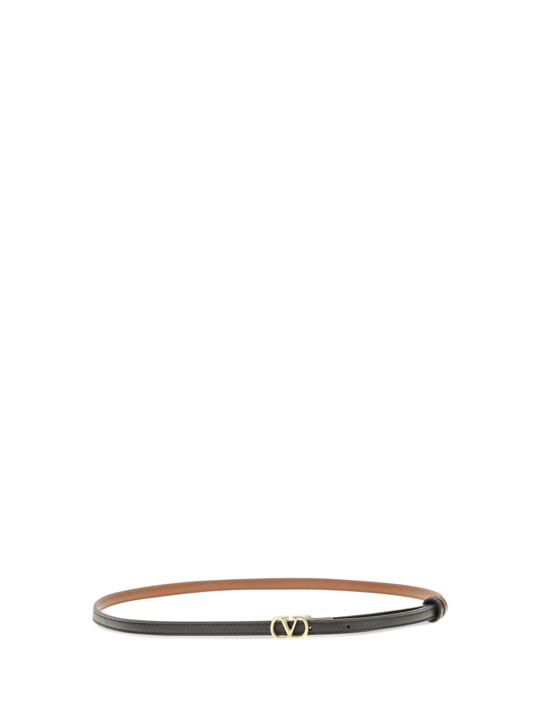 VALENTINO GARAVANI 75 reversible vlogo signature glossy calfskin belt