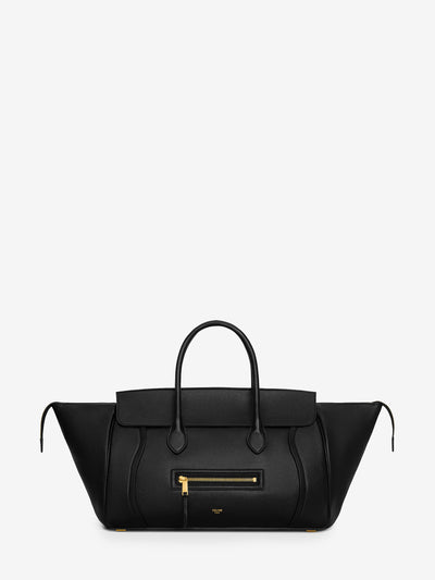 black medium luggage bag