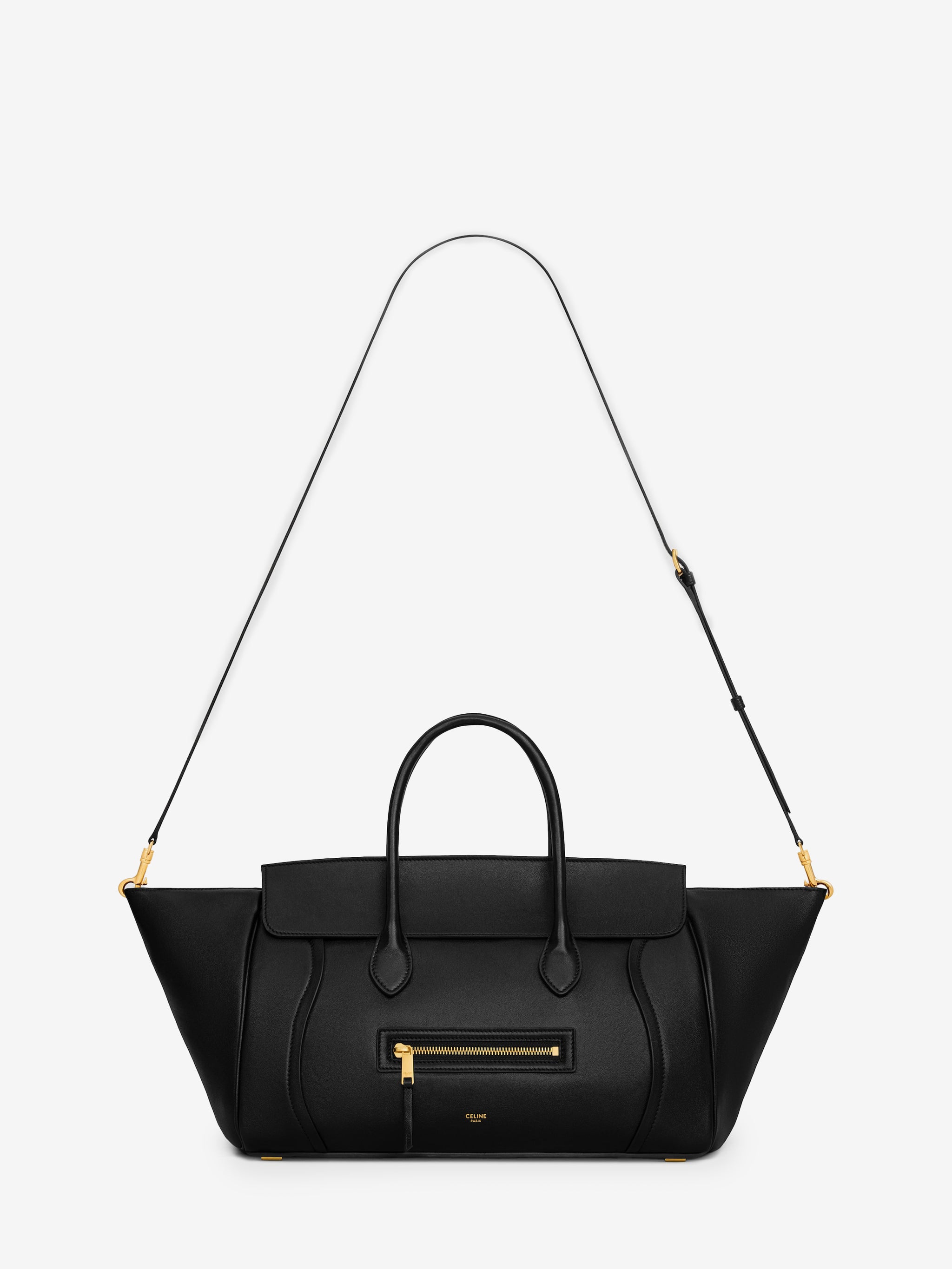 black medium luggage bag