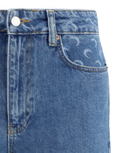 MARINE SERRE 38 moon laser baggy denim jeans