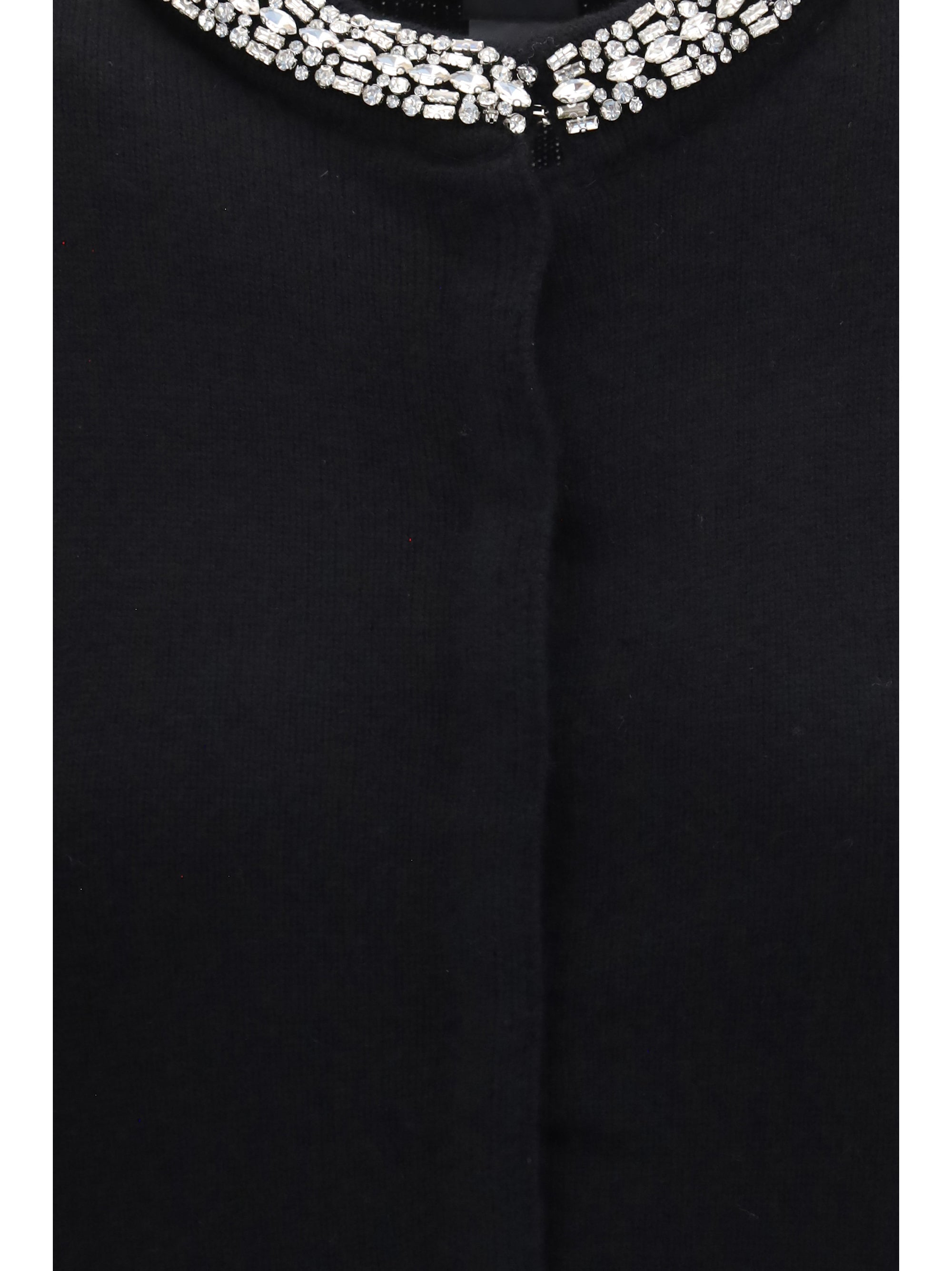 colonia cardigan with jewel collar