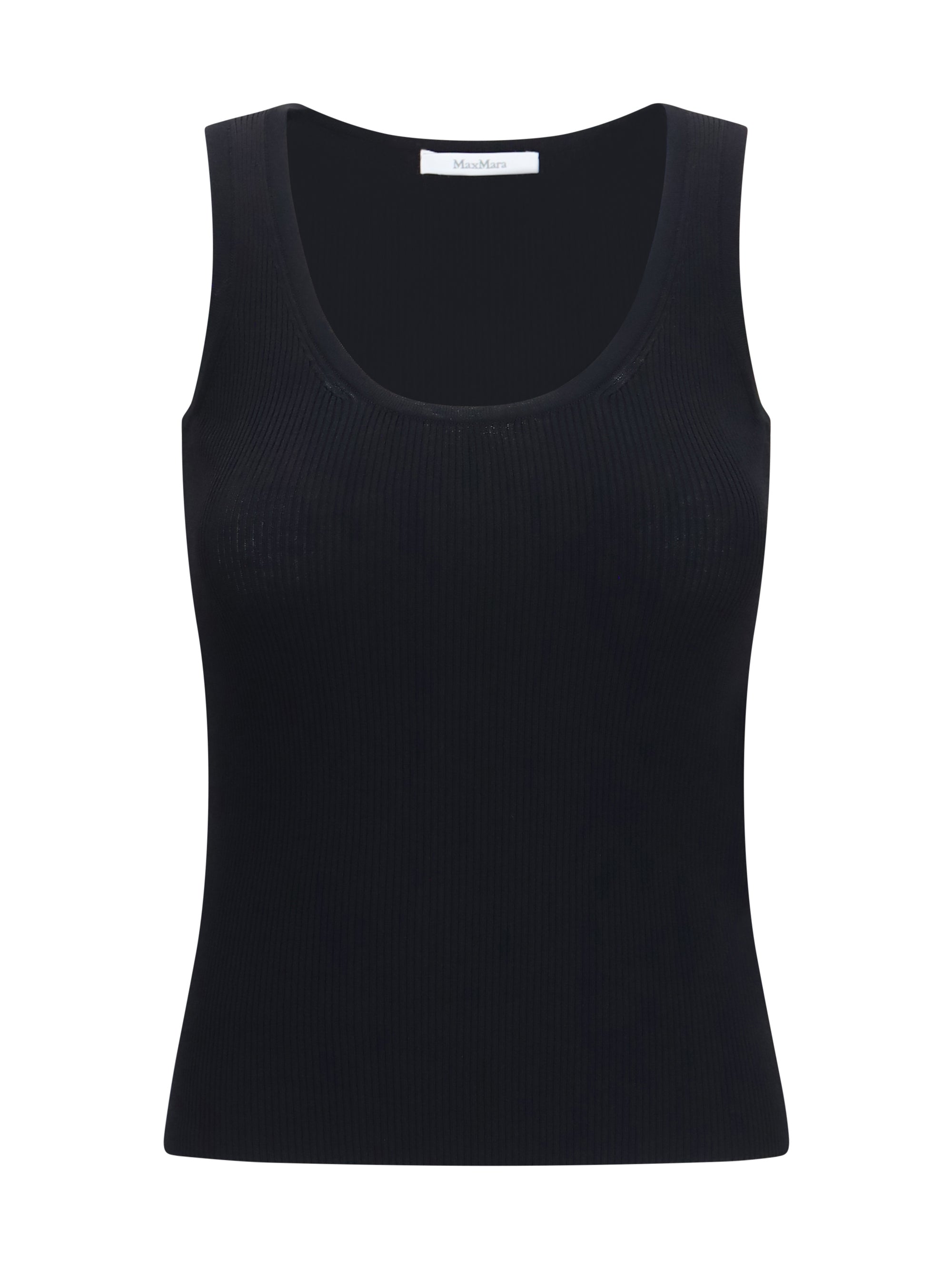 ribbed jersey tank top