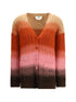 FENDI 38 mohair and wool blend cardigan 