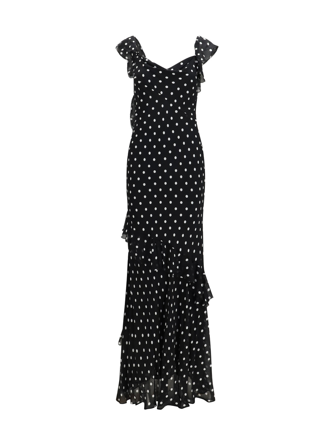SELF-PORTRAIT 6 georgette maxi dress