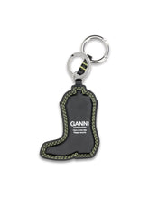 GANNI OS western boot keyring