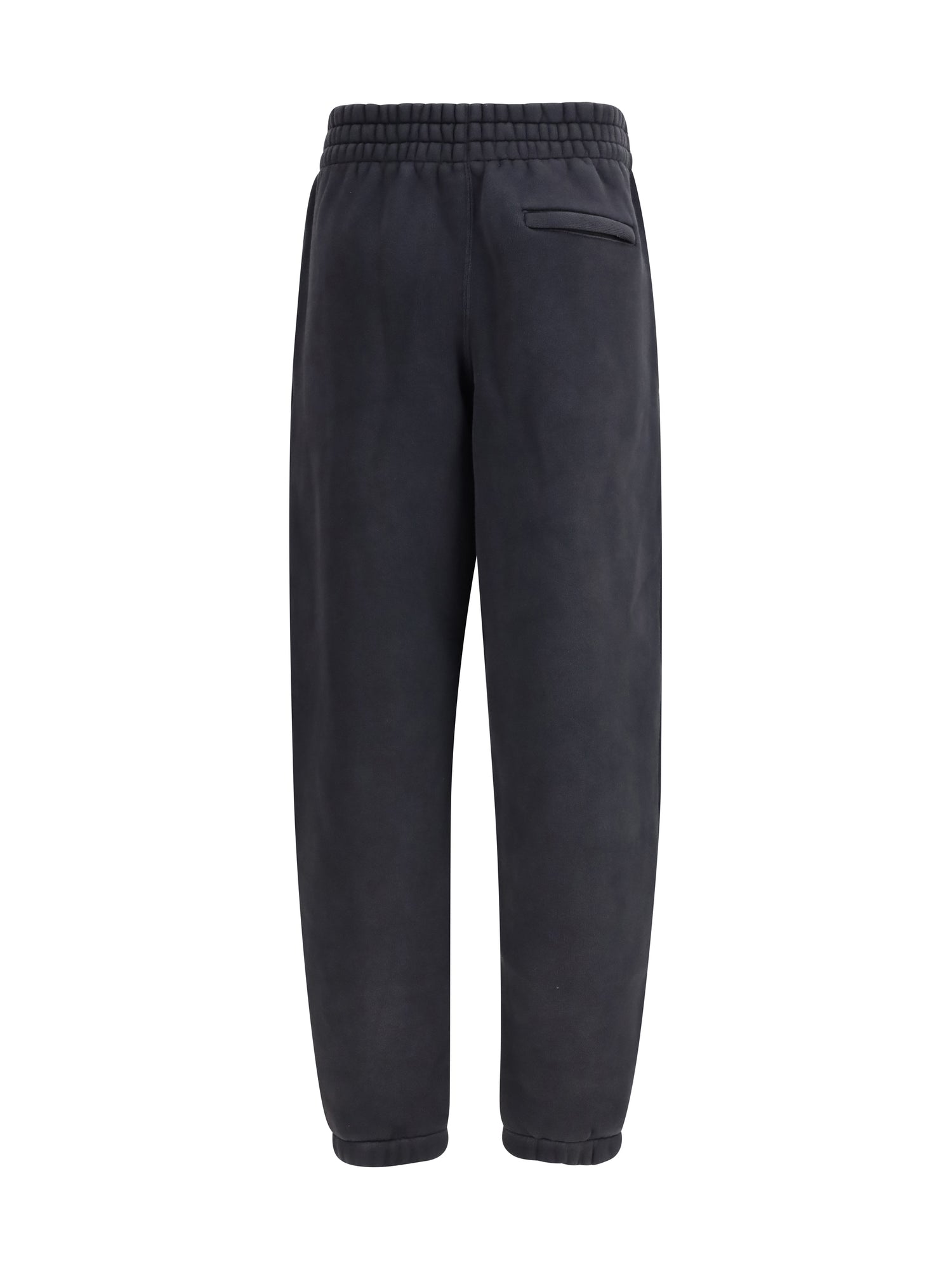 ALEXANDER WANG M sweatpants with raised glitter logo detailing