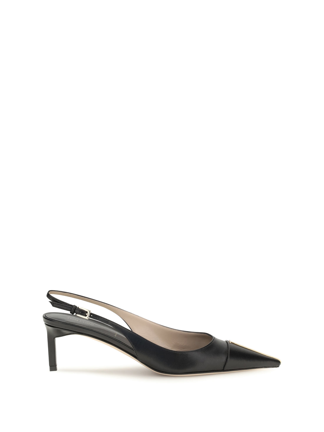 TOM FORD 36 leather slingback pumps