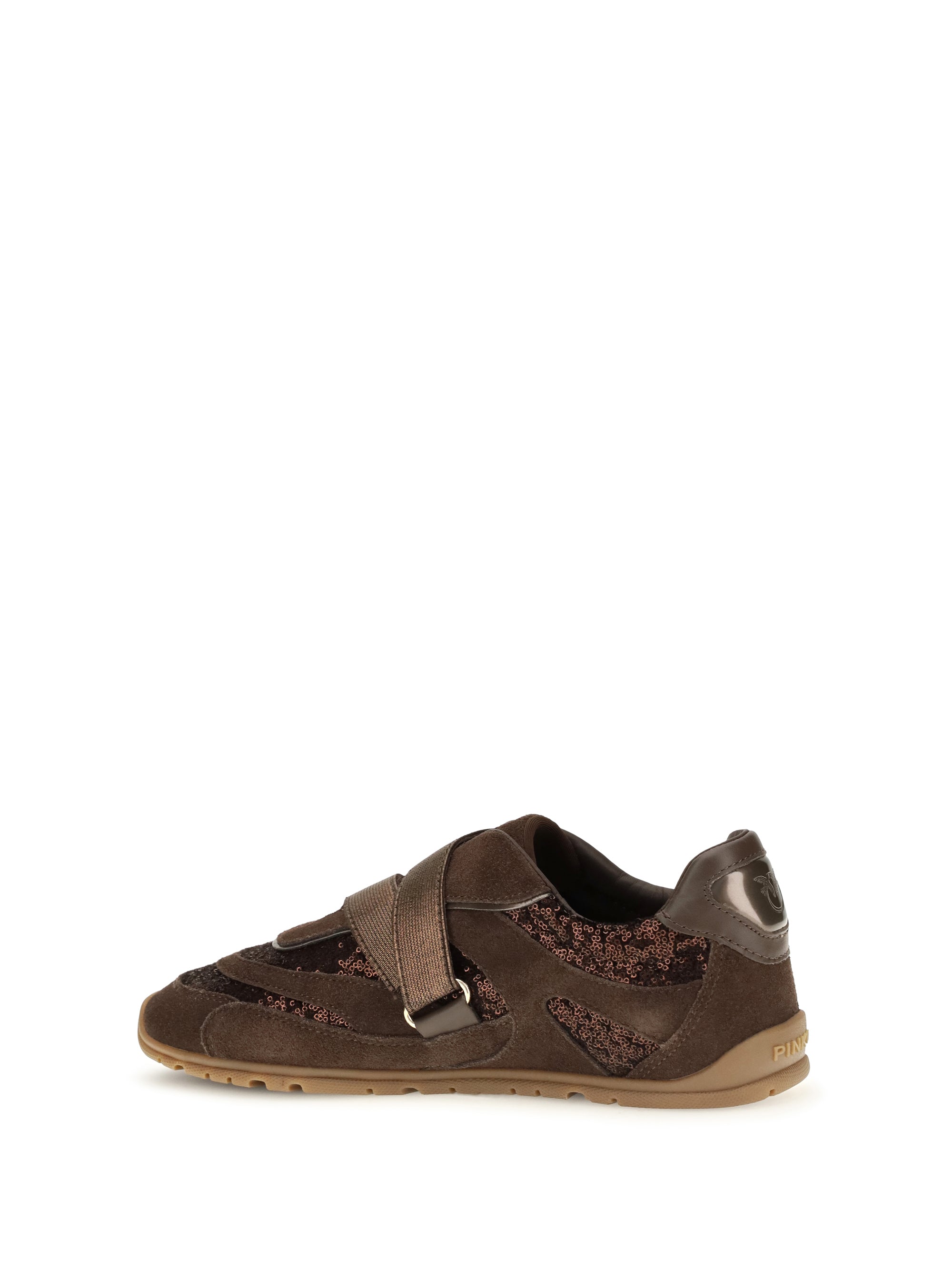 yulia suede sneakers with sequins