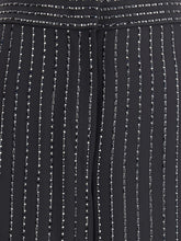 GIORGIO ARMANI 46 wide-leg silk pants with strass