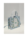 dior book tote small waterlily emb