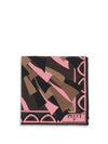baiadera print silk square scarf