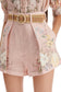 floral linen waverly shorts