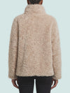 short faux fur coat
