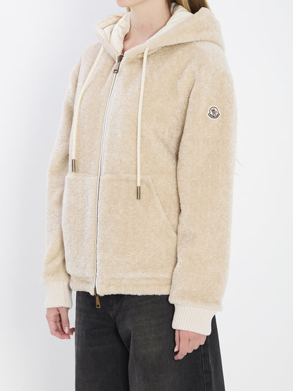 MONCLER M reversible padded sweatshirt