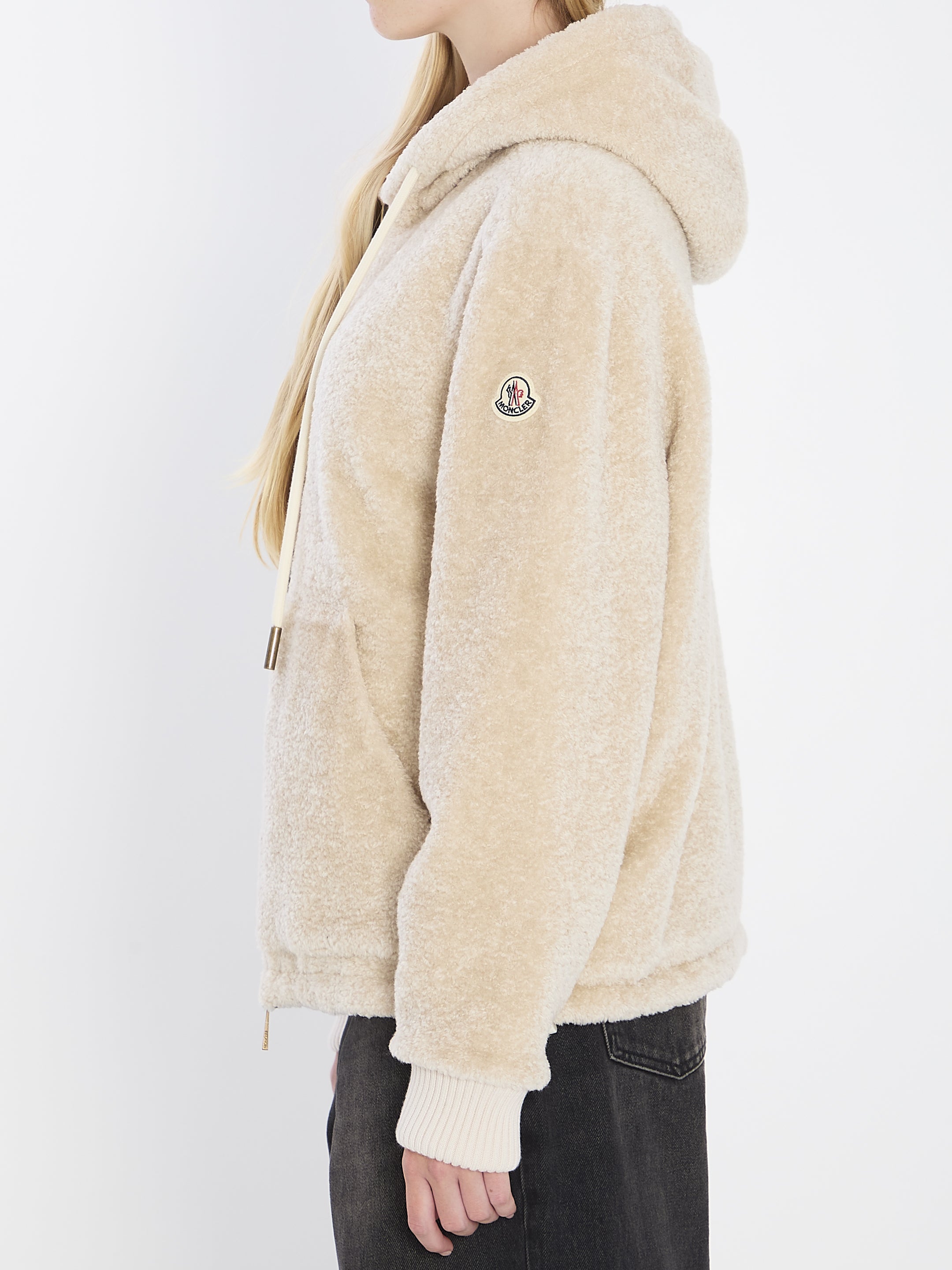 MONCLER M reversible padded sweatshirt