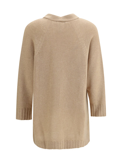 FABIANA FILIPPI 40 cardigan in fine knit with a v-neckline