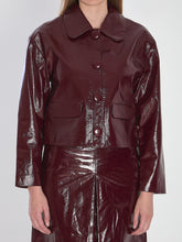 SELF PORTRAIT 10 leather cropped jacket 