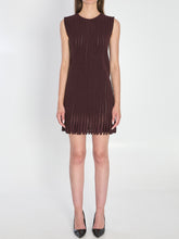 ALAIA 36 striped knit dress