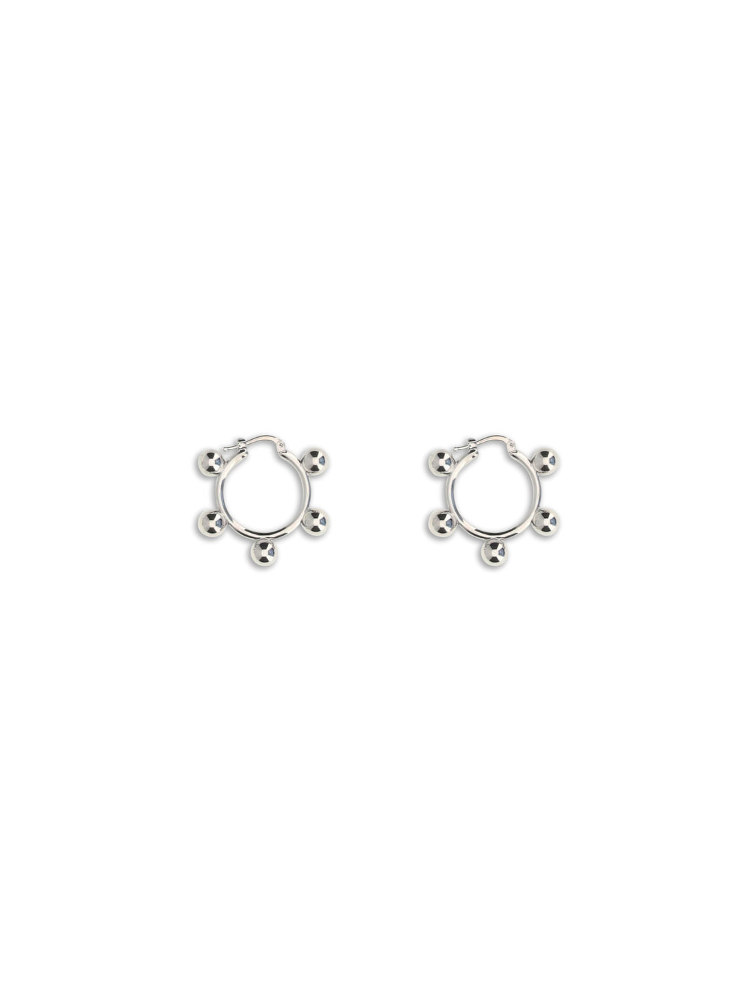 JIL SANDER OS hoop earrings