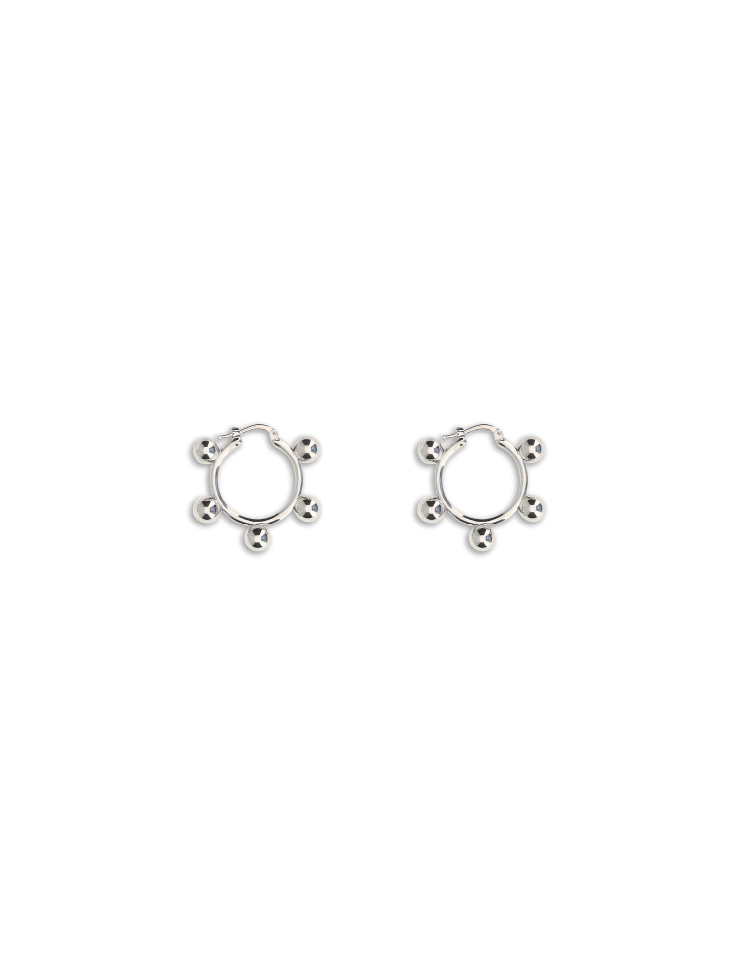 JIL SANDER OS hoop earrings