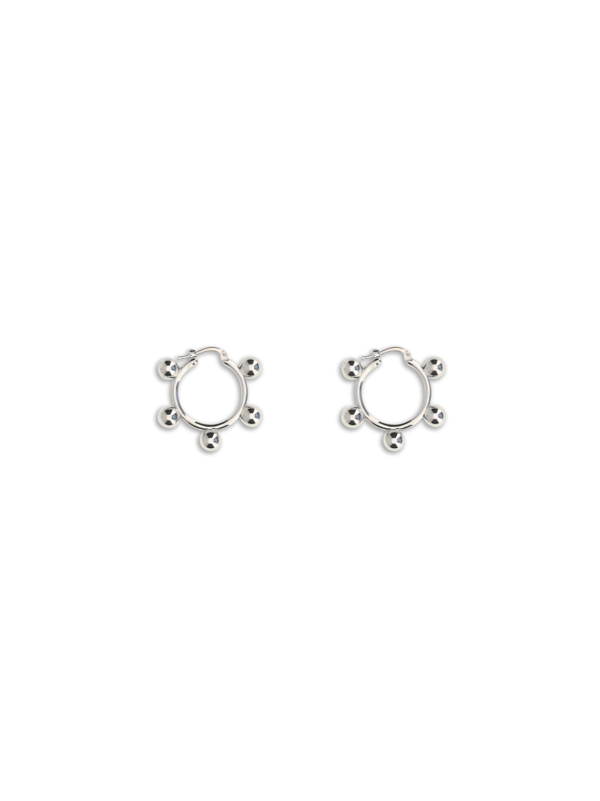 JIL SANDER OS hoop earrings