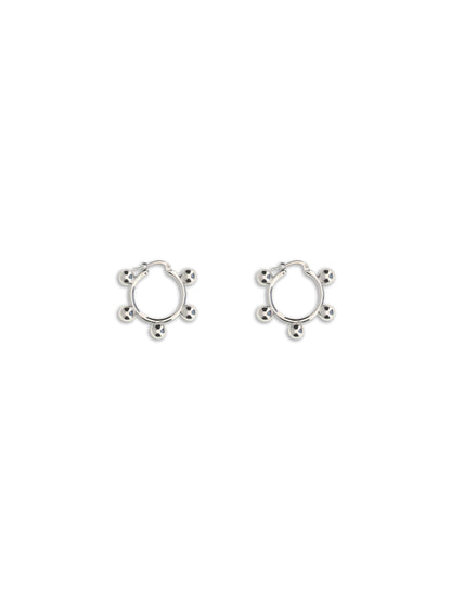 JIL SANDER OS hoop earrings