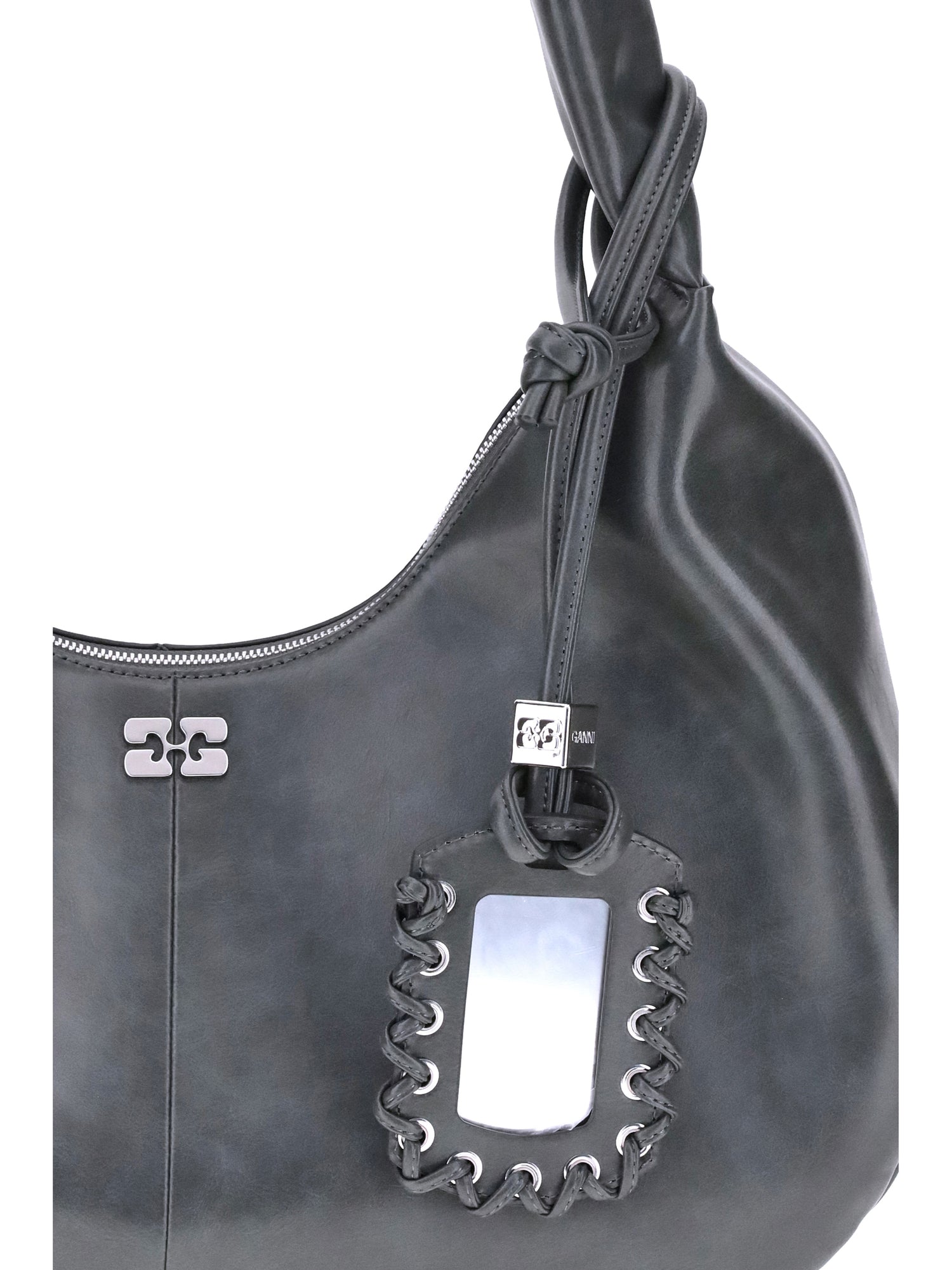GANNI OS medium hobo shoulder bag