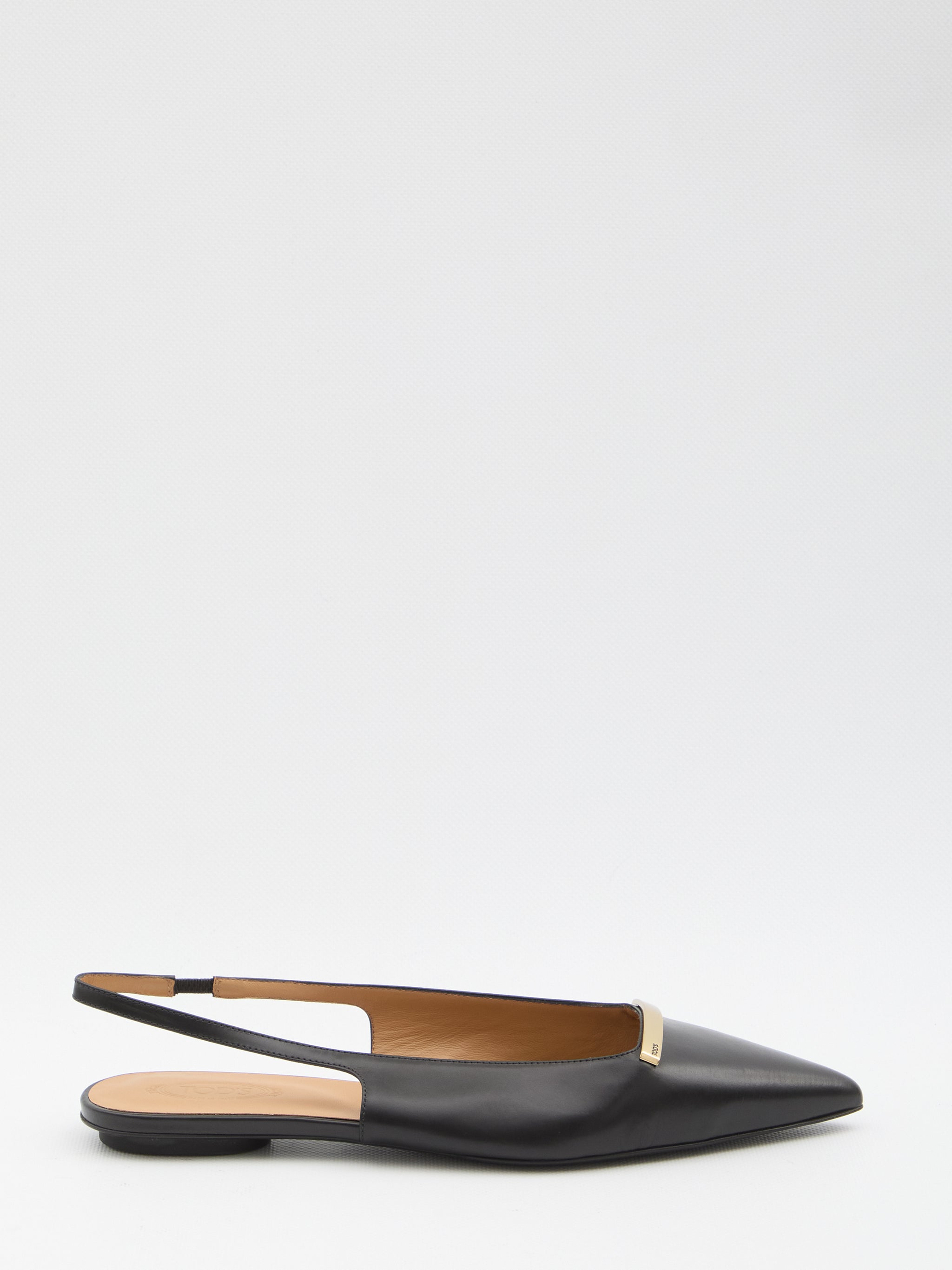 leather slingback ballerinas