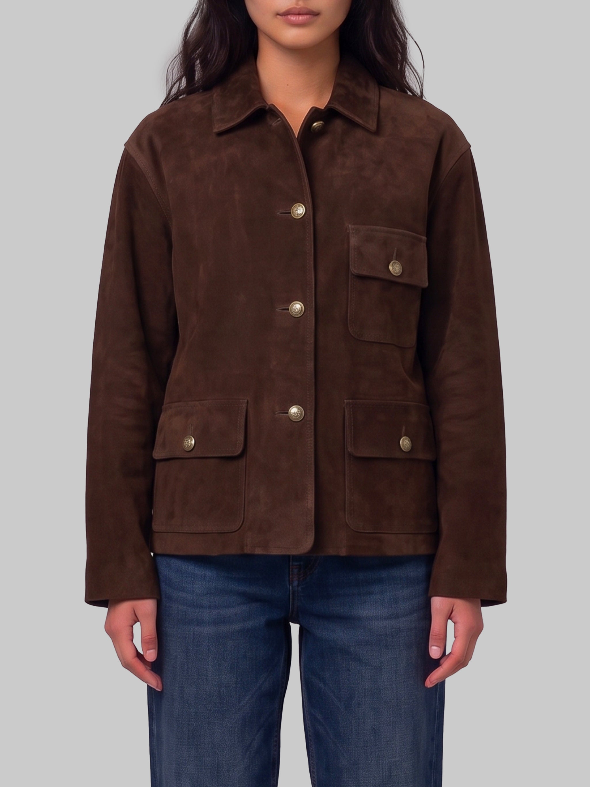 rosia gritty suede jacket