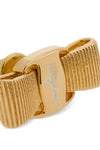 the ferragamo fiocco vara lobe earrings feature a refined interpretation of th