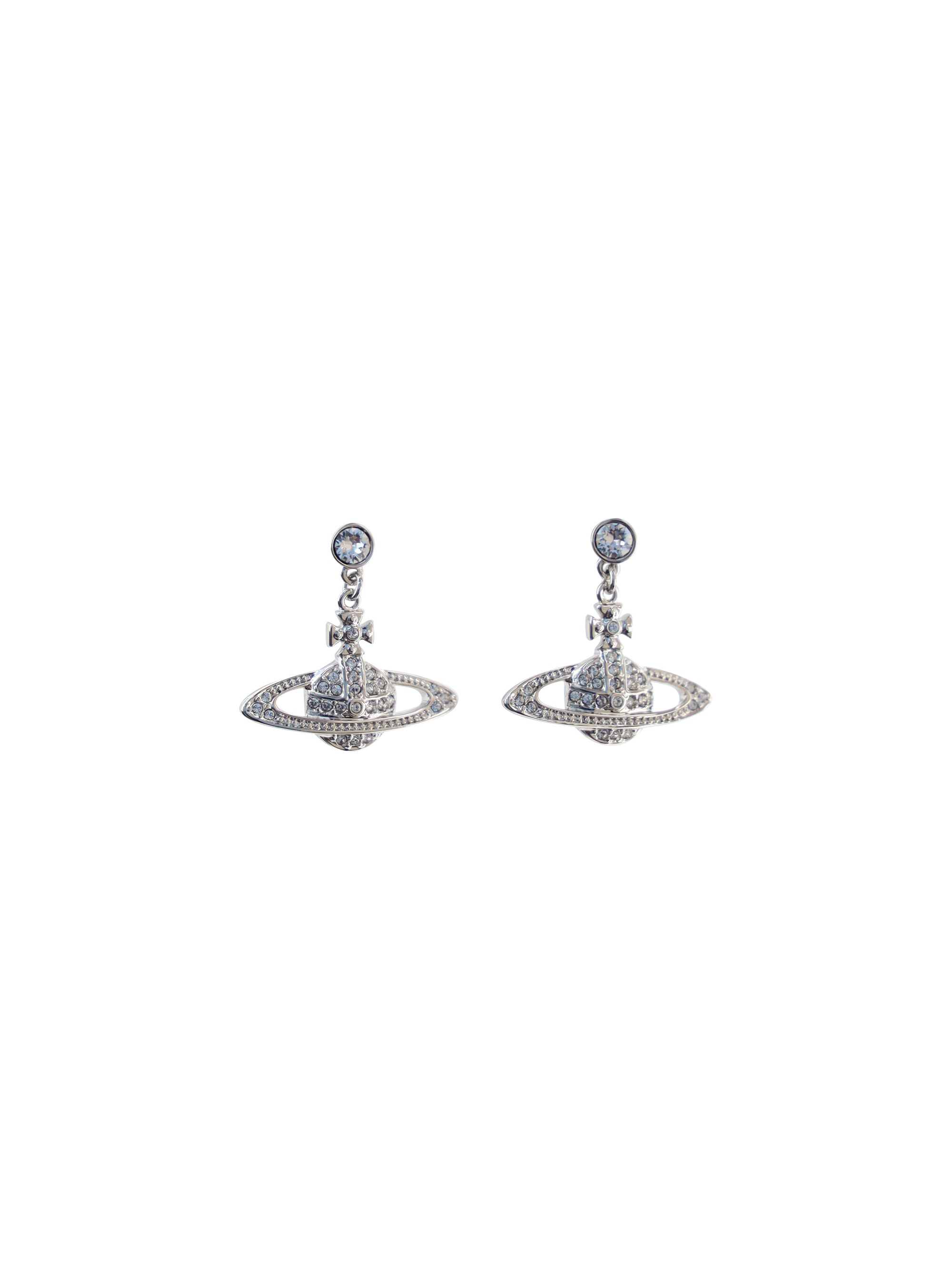 mini bas relief drop earrings
