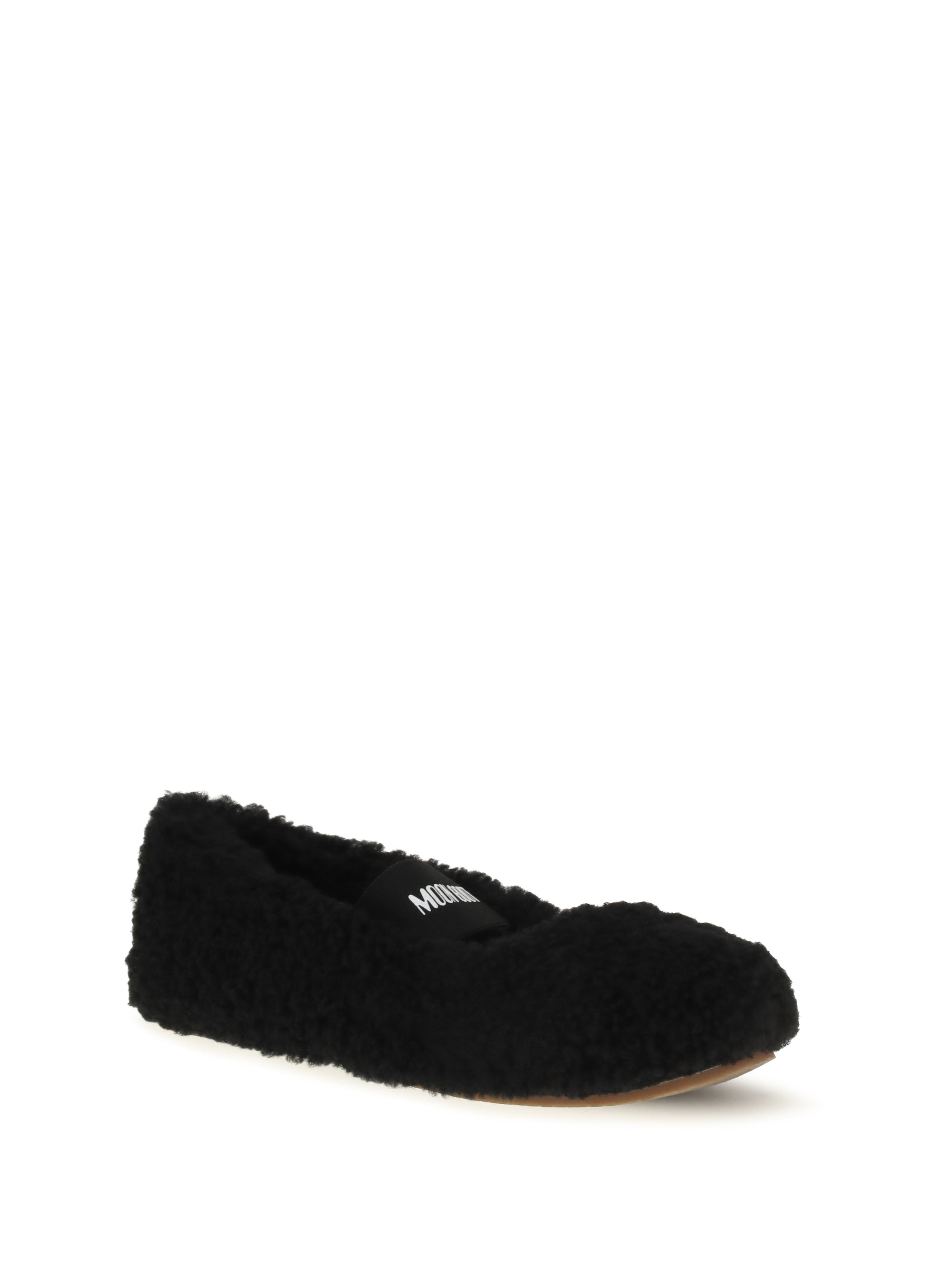 shearling ballerinas