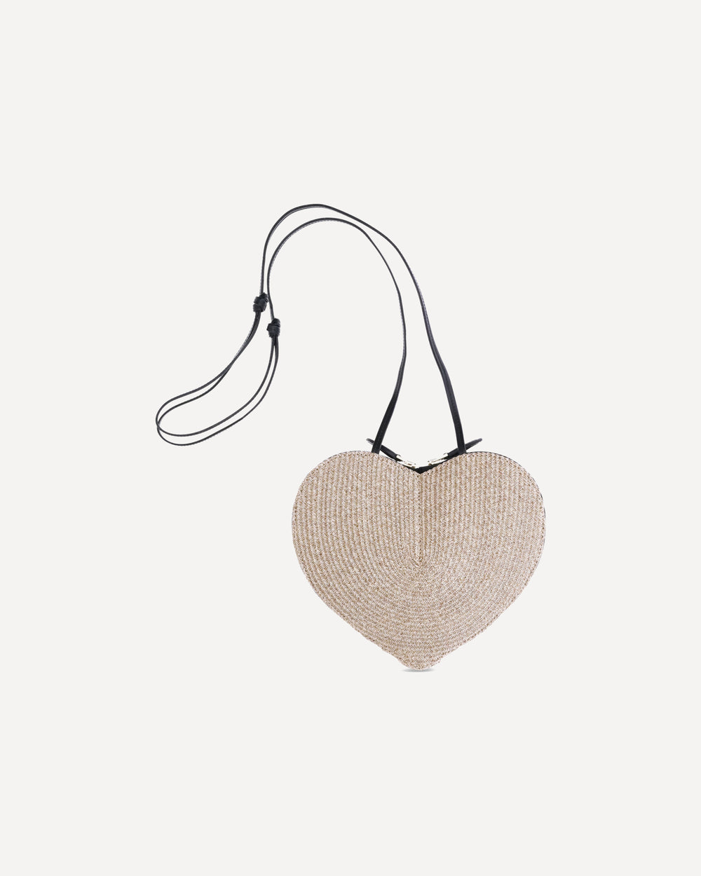 le coeur paper straw shoulder bag