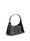 small belted sack shoulder bag