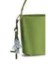 satin bucket bag