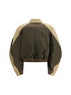 cotton and nylon bomber jacke